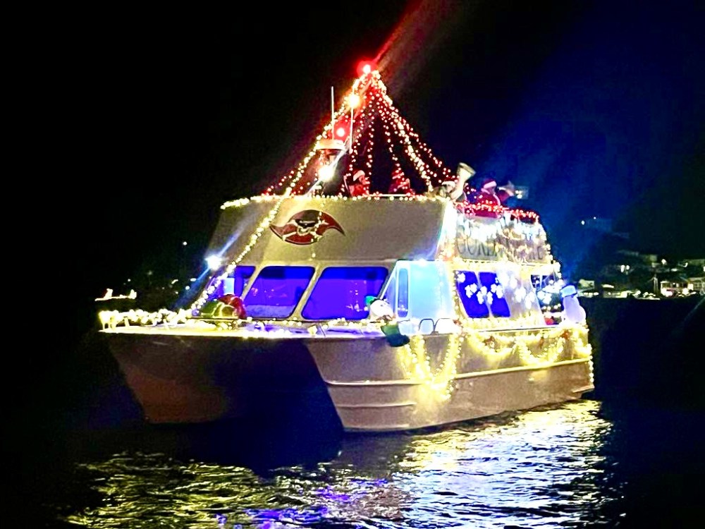 a boat that is floating in the water