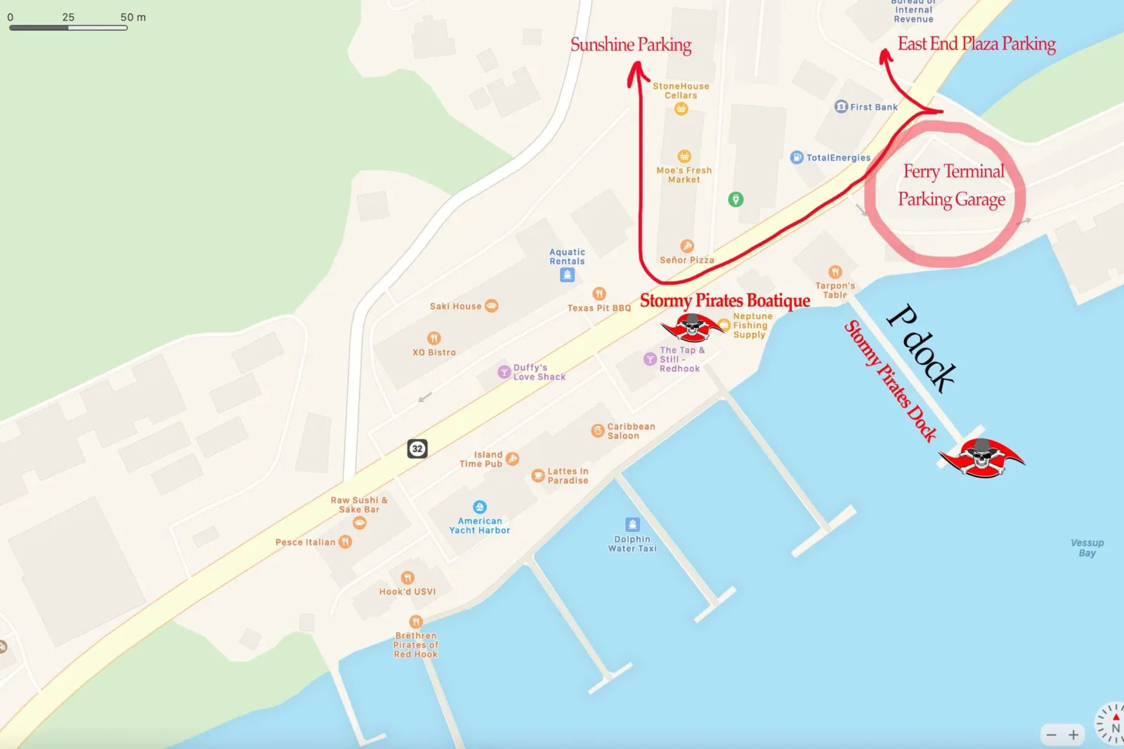 Parking Map – Red Hook map