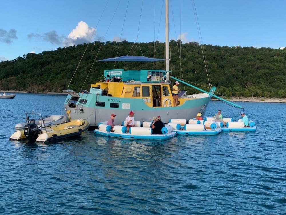 a small boat in a body of water